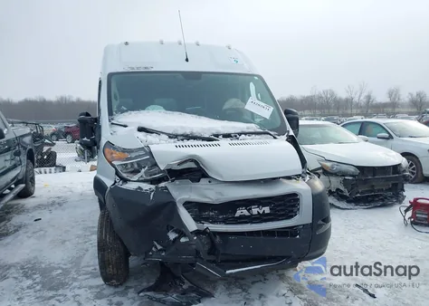 2021 Ram Promaster 2500 High Roof 159 Wb z USA, uszkodzony, nr VIN 3C6LRVDG5ME584584